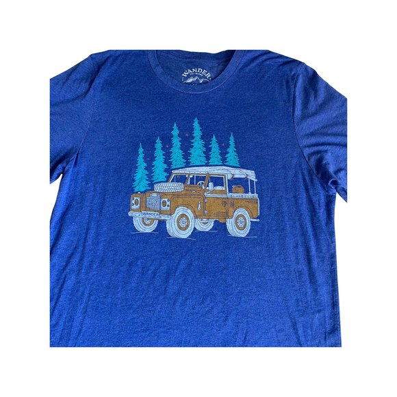 Wander North Georgia Tri-Blend Men's Land Cruiser T-Shirt SZ L - Picture 5 of 6